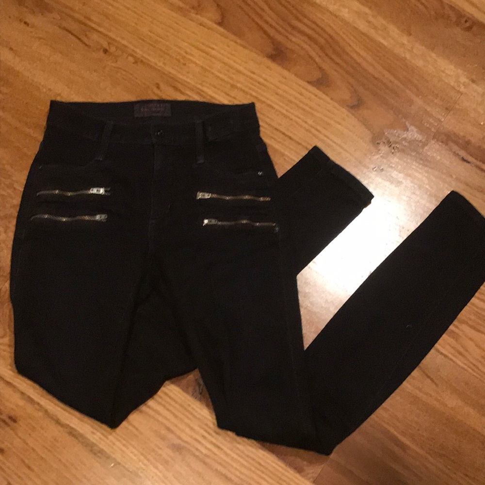 James jeans black skinny jeans
